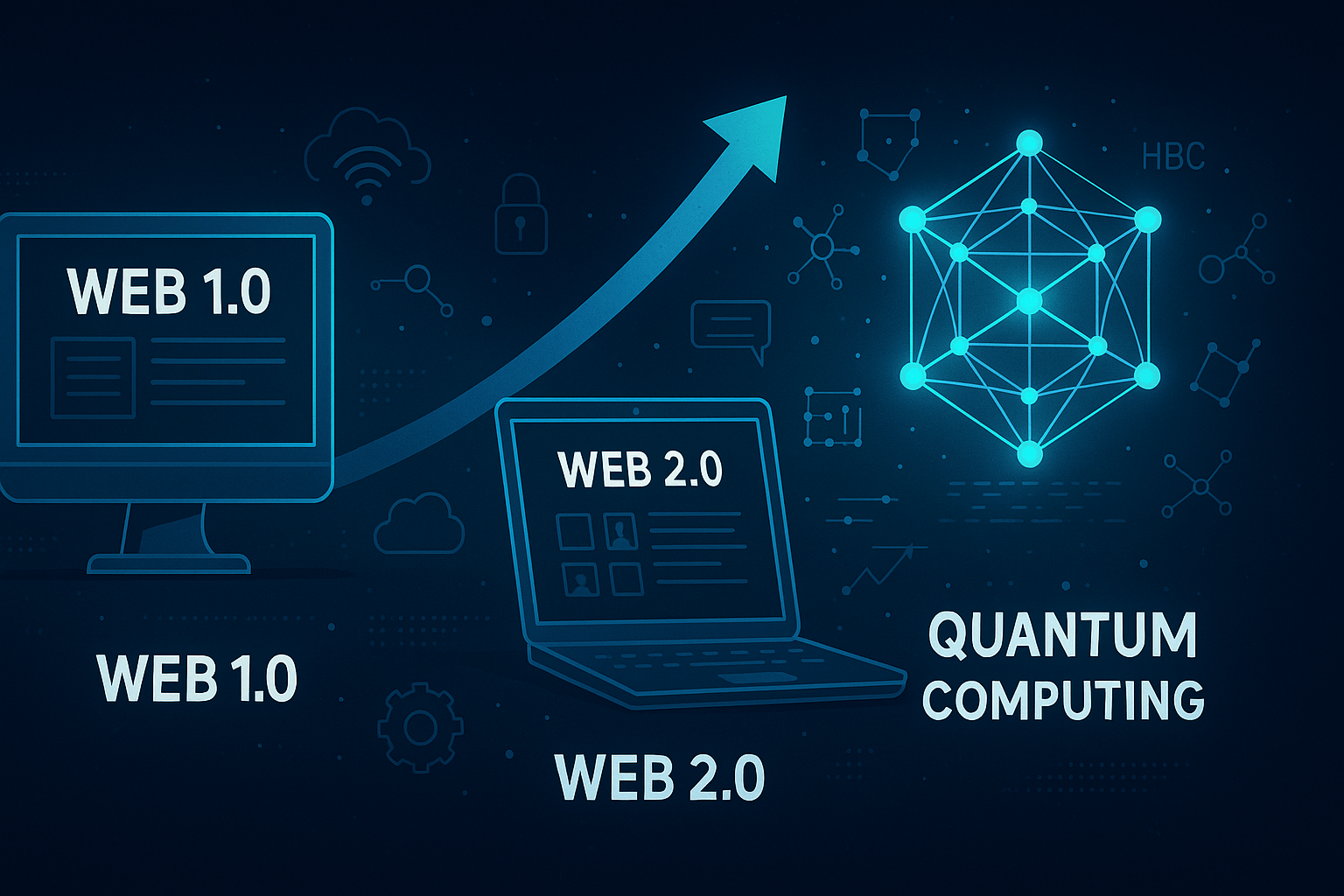 The Evolution of the Internet and the Building Blocks of Modern Apps — From Web 1.0 to Quantum Computing